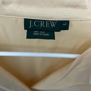 Stunning vintage j.crew collection fine satin lightweight blouse.